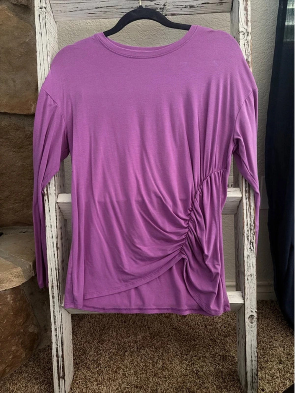 Purple 3/4 Sleeve Shirt